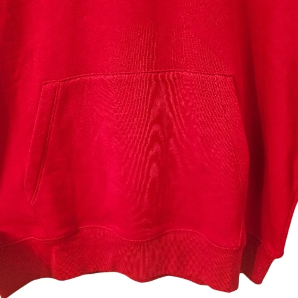 Red Champion Women's C Banner Standard Pullover Hoodie - Picture 3 of 12